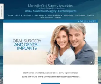 Montvilleoralsurgery.com(Oral & Maxillofacial Surgery) Screenshot