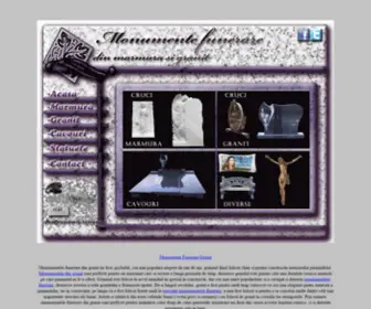 Monumentefunerare.net(Monumente Funerare din Granit sau Marmura) Screenshot