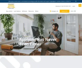 Monumenthomeloans.com(Monument Home Loans) Screenshot