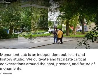 Monumentlab.com(Monument Lab) Screenshot
