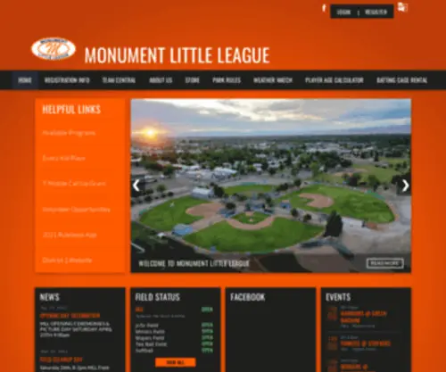 Monumentlittleleague.org(Monumentlittleleague) Screenshot