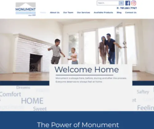 Monumentmortgage.com(Monument Mortgage) Screenshot