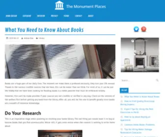 Monumentnews.com(The Monument Places) Screenshot