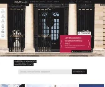 Monuments-Nationaux.fr(Centre des monuments nationaux Centre des monuments nationaux) Screenshot