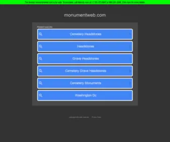 Monumentweb.com(De beste bron van informatie over monument web) Screenshot