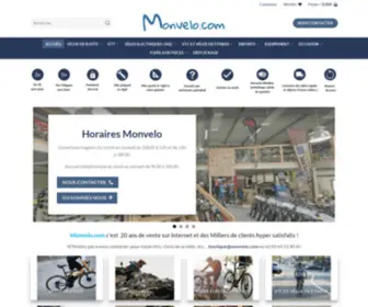 Monvelo.com(Accueil) Screenshot