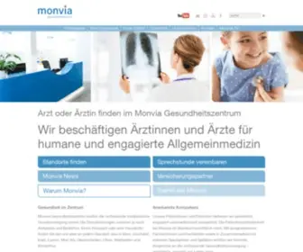 Monvia.ch(Facharzt, Hausarzt, Praxis) Screenshot