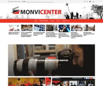 Monvicenter.com(Entertaining hub) Screenshot