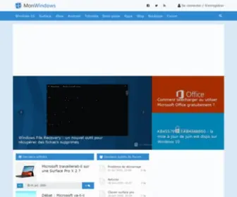 Monwindowsphone.com(MonWindows : l'actualité Windows 11) Screenshot