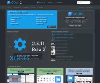 Monxoops.fr(Mon XOOPS) Screenshot