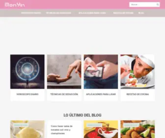 Monyin.com(El sitio para la mujer de Hoy) Screenshot