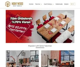 Monywood.com(Masif Ahşap Mobilya) Screenshot