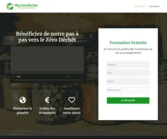 Monzerodechet.com(Zéro déchet) Screenshot