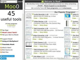 Moo0.com(Useful Free Tools for Windows (not MooO)) Screenshot