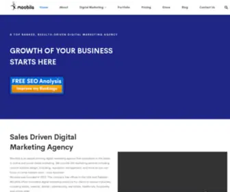 Moobila.com(Best Digital Marketing Company California) Screenshot