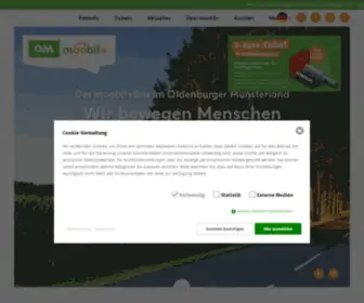 Moobilplus.de(Mobilitätssystem der Landkreise Cloppenburg und Vechta) Screenshot