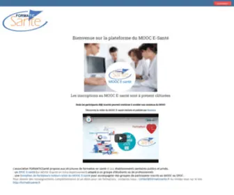 Mooc-Esante.org(Mooc Esante) Screenshot