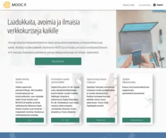 Mooc.fi(Massiivinen avoin verkkokurssi) Screenshot
