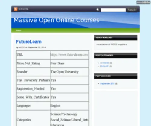 Mooc.net(Free Web Hosting) Screenshot