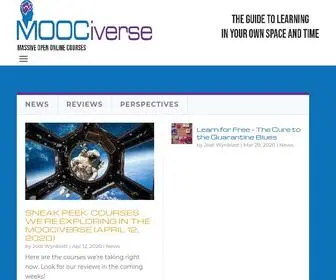 Moociverse.com(The Guide Learning In Your Own Space And Time) Screenshot