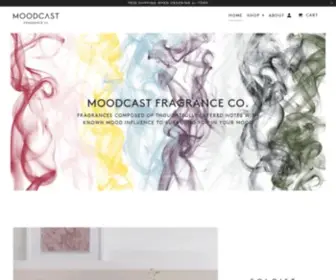 Moodcast.co(Come experience the emotional side of scent. Each fragrance) Screenshot