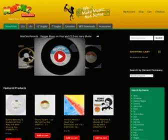 Moodiscrecords.com(Reggae music vinyl) Screenshot