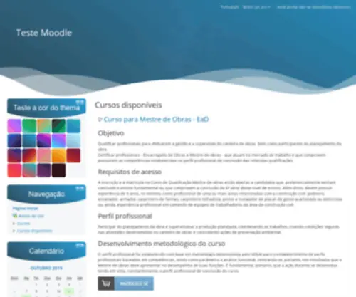 Moodle20.com.br(Teste Moodle 2.0) Screenshot