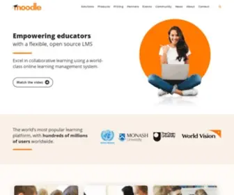 Moodlesites.com(Online Learning with the World's Most Popular LMS) Screenshot