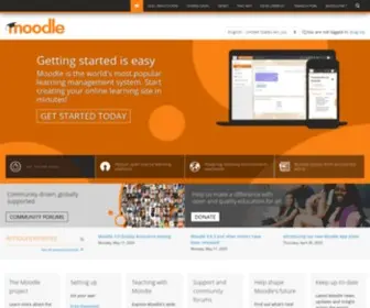 Moodle.us(Moodle is a Learning Platform or course management system (CMS)) Screenshot