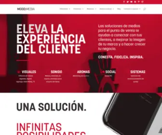 Moodmedia.es(Mood Media Spain) Screenshot