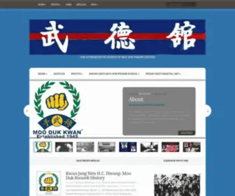 Moodukkwan.net(Moo Duk Kwan® History) Screenshot