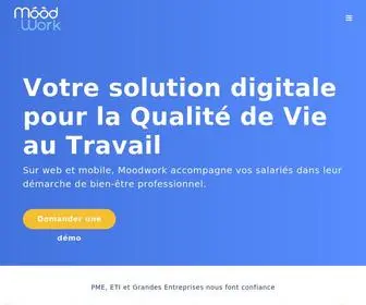 Moodwork.co(Moodwork est une plateforme web d’accompagnement des salariés permettant d'améliorer le bien) Screenshot