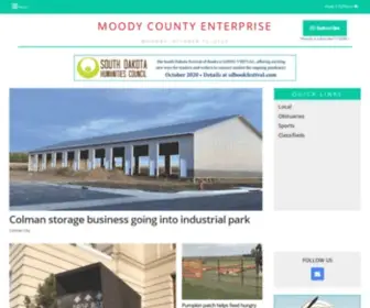 Moodycountyenterprise.com(Breaking News from your Local News Source in the Moody County Area) Screenshot