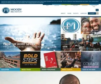 Moodyministries.net(Our ministry has two pillars) Screenshot