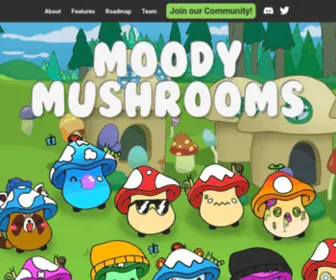 Moodymushrooms.com(Moody Mushrooms) Screenshot