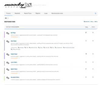 Moodysounds.se(Moodysounds forum) Screenshot