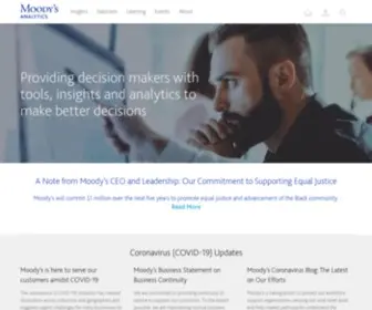 Moodysrms.com(Moody's Analytics) Screenshot