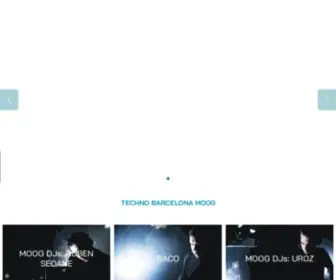 Moogbarcelona.com(Moog Home) Screenshot