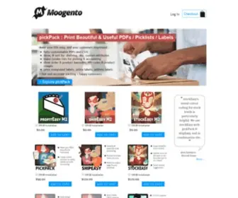 Moogento.com(Powerful Magento Extensions) Screenshot
