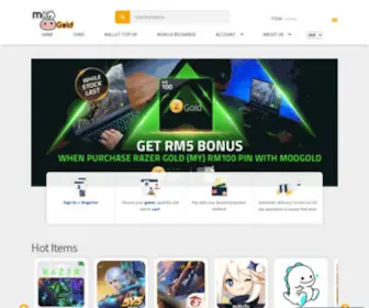 Moogold.com(Games Top Up) Screenshot