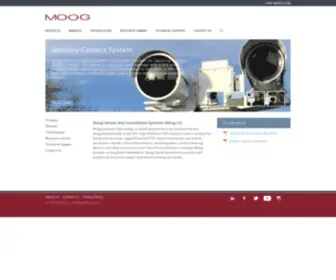 Moogs3.com(Moog Sensor and Surveillance Systems) Screenshot