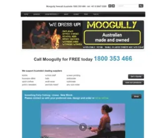 Moogully.com.au(Moogully Screen printing) Screenshot