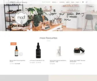 Mooi.me(Natural cosmetics store Switzerland) Screenshot