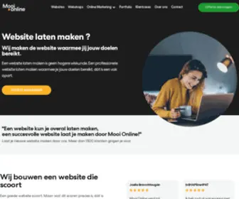 Mooionline.nl(Wij maken professionele websites) Screenshot