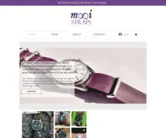 Mooistraps.com(Nylon Nato Watch Strap) Screenshot