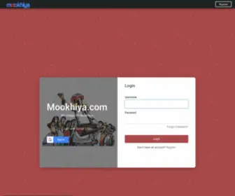 Mookhiya.com(A Social Network) Screenshot