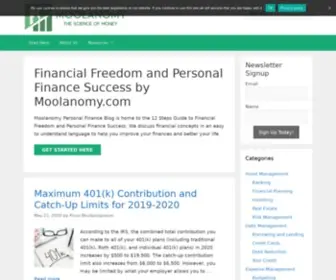 Moolanomy.com(Financial Freedom and Personal Finance Success by) Screenshot