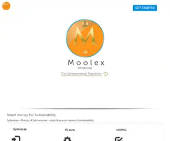 Moolex.com(Incubating a sustainable earth) Screenshot