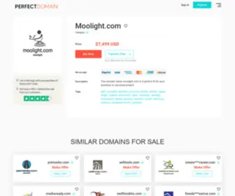 Moolight.com(moolight) Screenshot