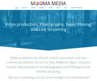 Moomamedia.co.uk(Visual media production) Screenshot